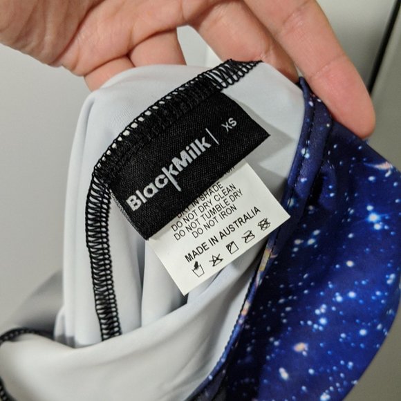 Blackmilk Galaxy Blue Reversible Skater Dress XS - Picture 7 of 10